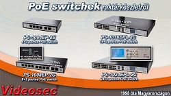 PoE Switchek raktárkészletről Videosec-től