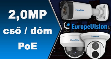 EuropeVision IP kamerák már FullHD felbontásban