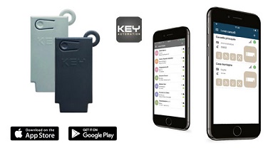 KUBE PRO & KUBE - Key Automation mobiltelefonos  applikáció