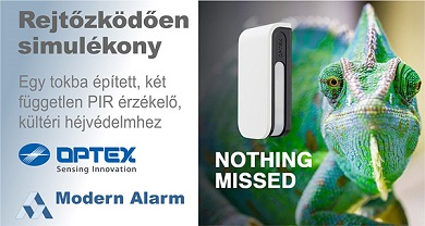 Díjnyertes kültéri PIR sorozat az Optextől: BXS
