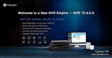 Felturbózott firmware Milesight NVR-ekhez