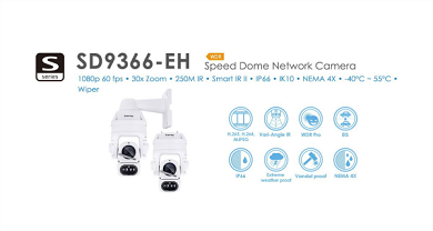SD9366-EH professzionális speed dome kamera