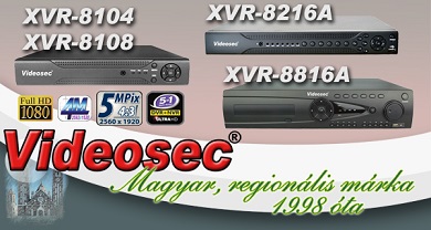 Videosec XVR-8000 5MPixel 6az1-ben rögzítők