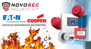 Eaton-Cooper termékek 10 éve a Novosec Security forgalmazásában 