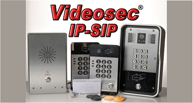 Videosec SIP-alapú IP kaputelefonok és interkomok