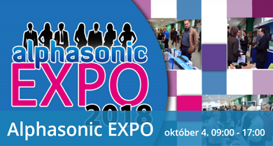 Már most írja fel a naptárába: október 4-én Alphasonic EXPO