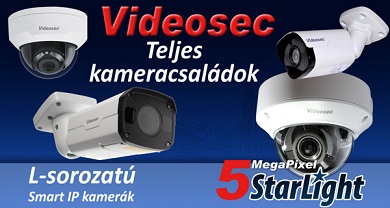 Teljes kameracsaládok a Videosec kínálatában