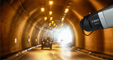 A Bosch AVIOTEC videoalapú tűzérzékelője már az alagutakban is tökéletes megoldás