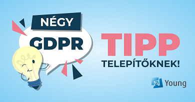 Négy GDPR tipp telepítőknek