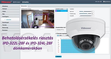 Képanalitika a Videosec L-sorozatú dómkameráiban