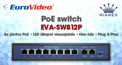 EVA-SW812P PoE switch