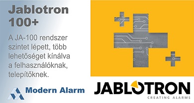 A Modern Alarm Kft. bemutatja: Jablotron 100+ 