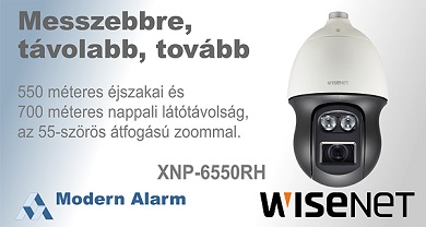 A Modern Alarm Kft. bemutatja: Wisenet – A távolság is közeli élmény