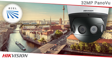 Hikvision ultra HD 32 MP panorámakamera