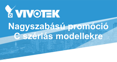 Alphasonic promóció C szériás Vivotek modellekre