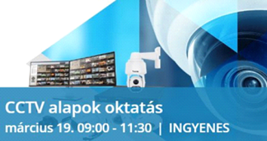 CCTV alapok oktatás az Alphasonicnál