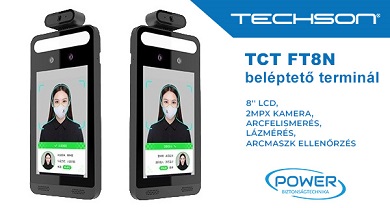 TechSon FT8N – beléptetés és lázmérés 