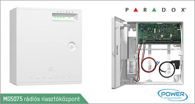 PARADOX MG5075 – új rádiós központ videós jelzésellenőrzéssel