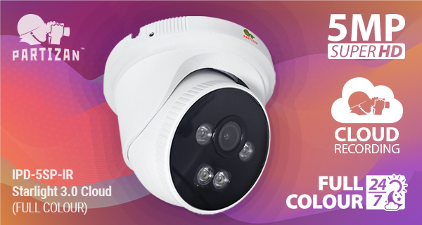 IP CCTV kamera IPD-5SP-IR Starlight 3.0 Cloud (Full Color) 