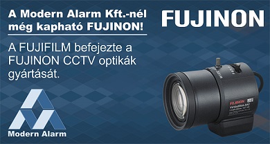 A Modern Alarmnál még kapható Fujinon optika!