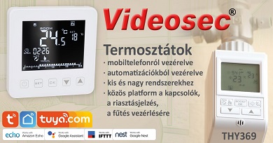 Videosec okos otthon – termosztátok és fűtésvezérlés