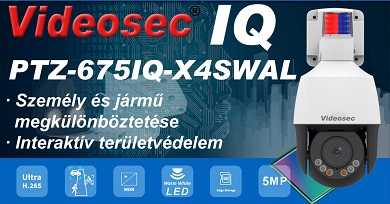 Videosec PTZ-675IQ-X4SWAL – kicsi, de erős PTZ