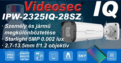 Videosec IPW-2325IQ-28SZ – az IQ kameracsalád Jolly Jokere
