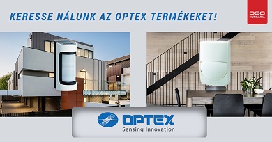 OPTEX érzékelők disztribúciójával szélesíti a termékkínálatát a DSC Hungária