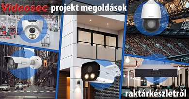 Projekt megoldások Videosec IQ kamerákkal és rögzítőkkel