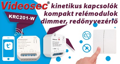 Kisméretű KRC200-relémodulok kinetikus kapcsolókhoz