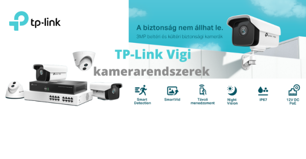 TP-Link Vigi kamerarendszerek + üzleti reggeli
