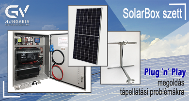 Solarbox szett - Kész megoldás a tápellátási problémákra, áram és internet nélkül