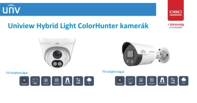 Uniview Hybrid Light ColorHunter kamerák