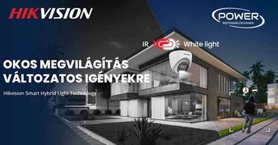 Hikvision kamerák Smart Hybrid Light funkcióval