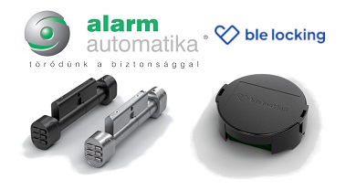 BLE Locking Standard Module egy ajtós beléptető kontroller és az Euro Cylinder elektromos zár az Alarm automatika kínálatában
