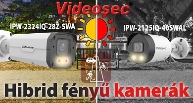 Két új hibrid fényű Videosec IQ csőkamera