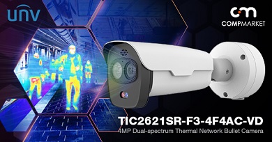 Uniview TIC2621SR-F3-4F4AC-VD két spektrumú hőkamera