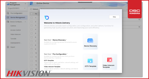 Hikvision HiTools Delivery