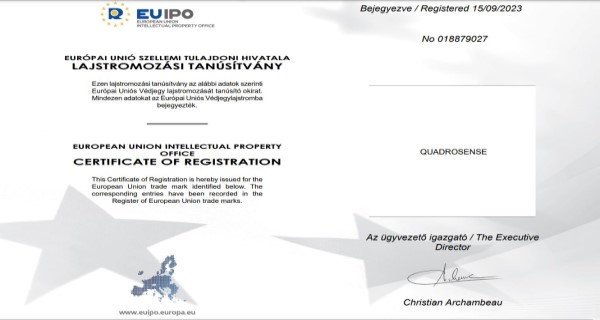 QuadroSense – a Zmax védjegyoltalommal ellátott márkaneve