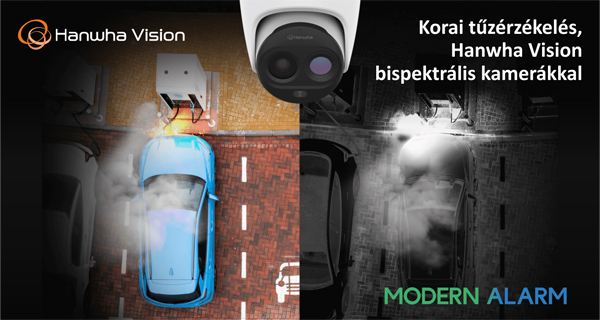 Hanwha Vision korai tűzérzékelő kamerák, proaktív észleléshez