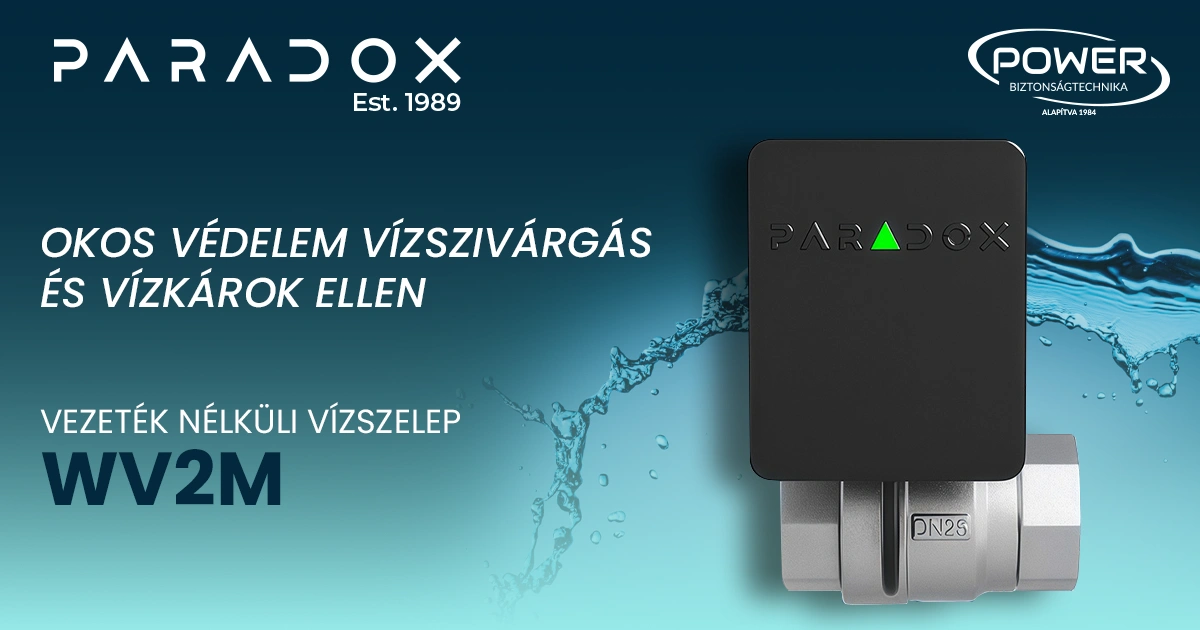 Paradox WV2M vezeték nélküli vízszelep
