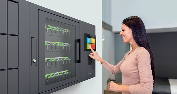 Assa Abloy intelligens kulcstároló szekrény