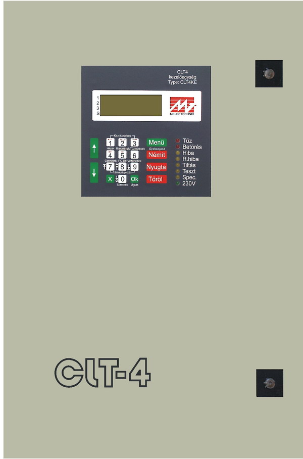 Meldetechnik CLT-4 integrált felügyeleti rendszer