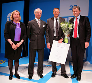 Az Axis Communications nyerte a 2009-es svéd export cég díjat