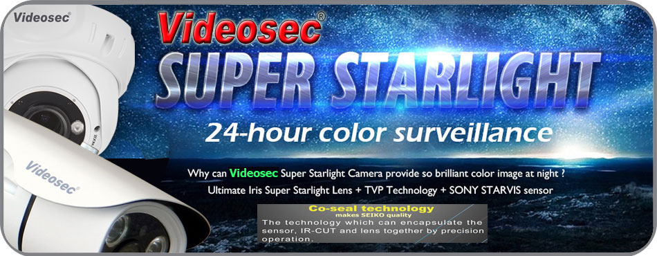 Videosec Super Starlight kameracsalád