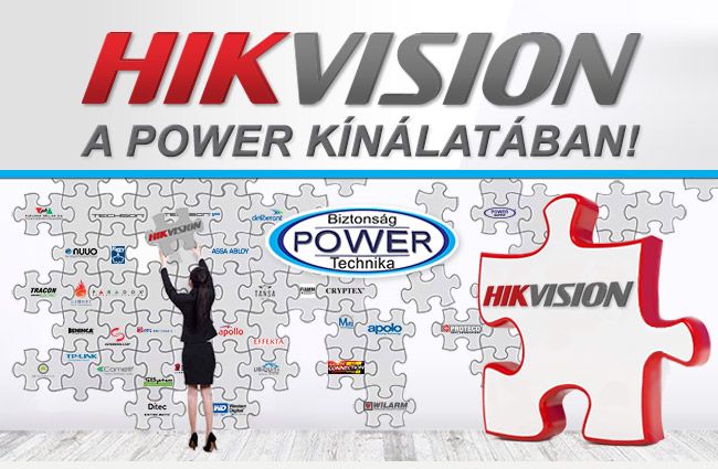 A Power Kft. a HIKVISION termékek hivatalos magyarországi disztribútora lett