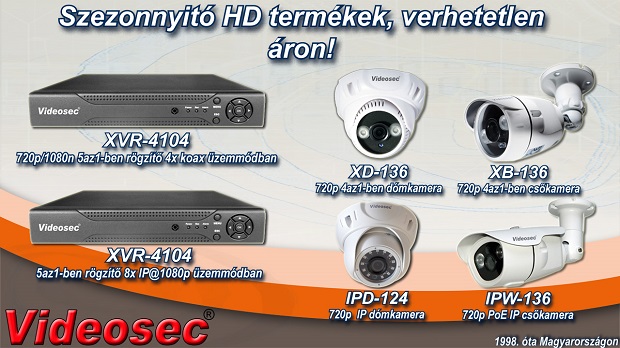 Szezonnyitó HD termékek a Videosec-nél