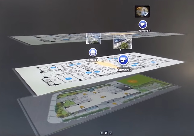 Látványos 3D térképfunkció a GeoVision szoftverében