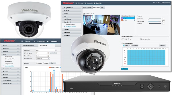 Intelligens kamerarendszerek a Videosec termékpalettáján