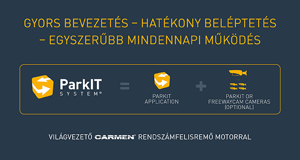 ParkIT System – automatikus gépjármű beléptető- és parkoló menedzsment rendszer az ARH Zrt-től